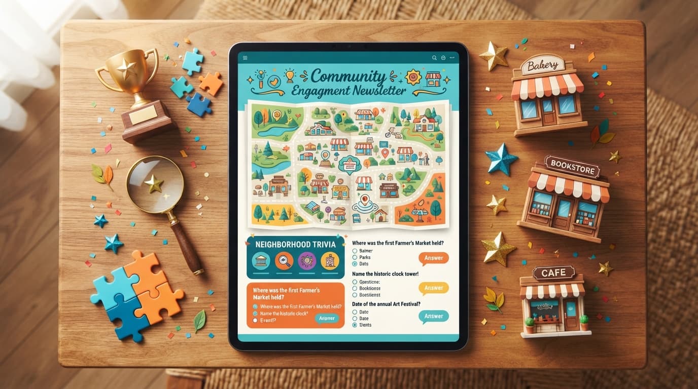 Gamifying Your Local Newsletter: Scavenger Hunts, Trivia, and Prizes