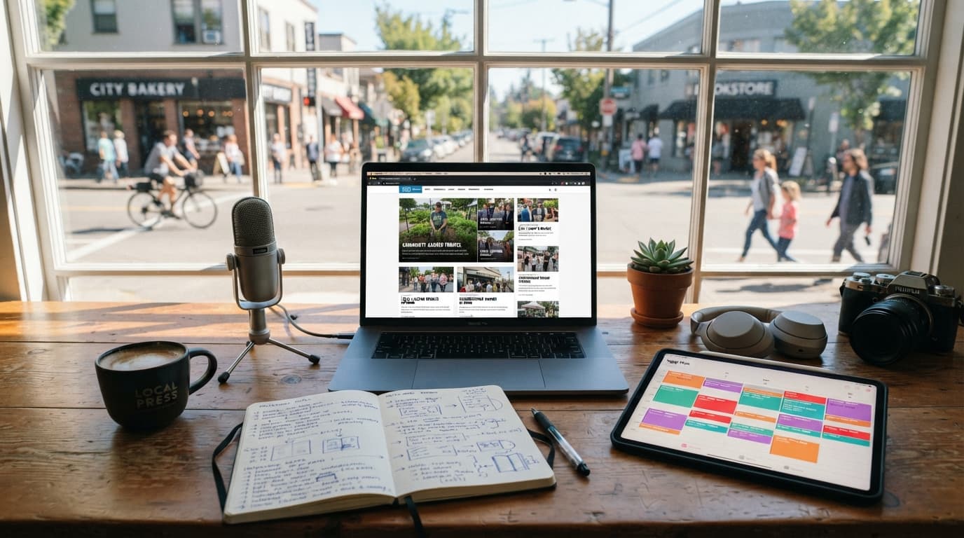 Master the Beat: A Solo Publisher's Guide to Managing Sources and Local News